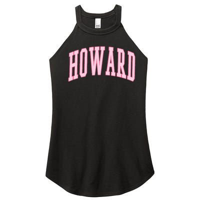 Howard Vintage Preppy Varsity Sports Women’s Perfect Tri Rocker Tank