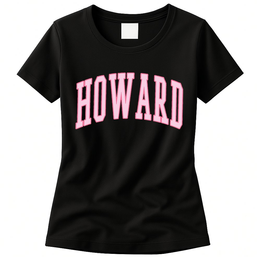 Howard Vintage Preppy Varsity Sports Womens T-Shirt