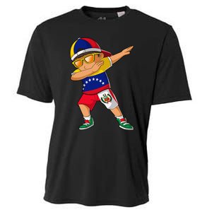 Half Venezuelan Peruvian Venezuela Peru Flag Cooling Performance Crew T-Shirt