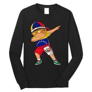 Half Venezuelan Peruvian Venezuela Peru Flag Long Sleeve Shirt