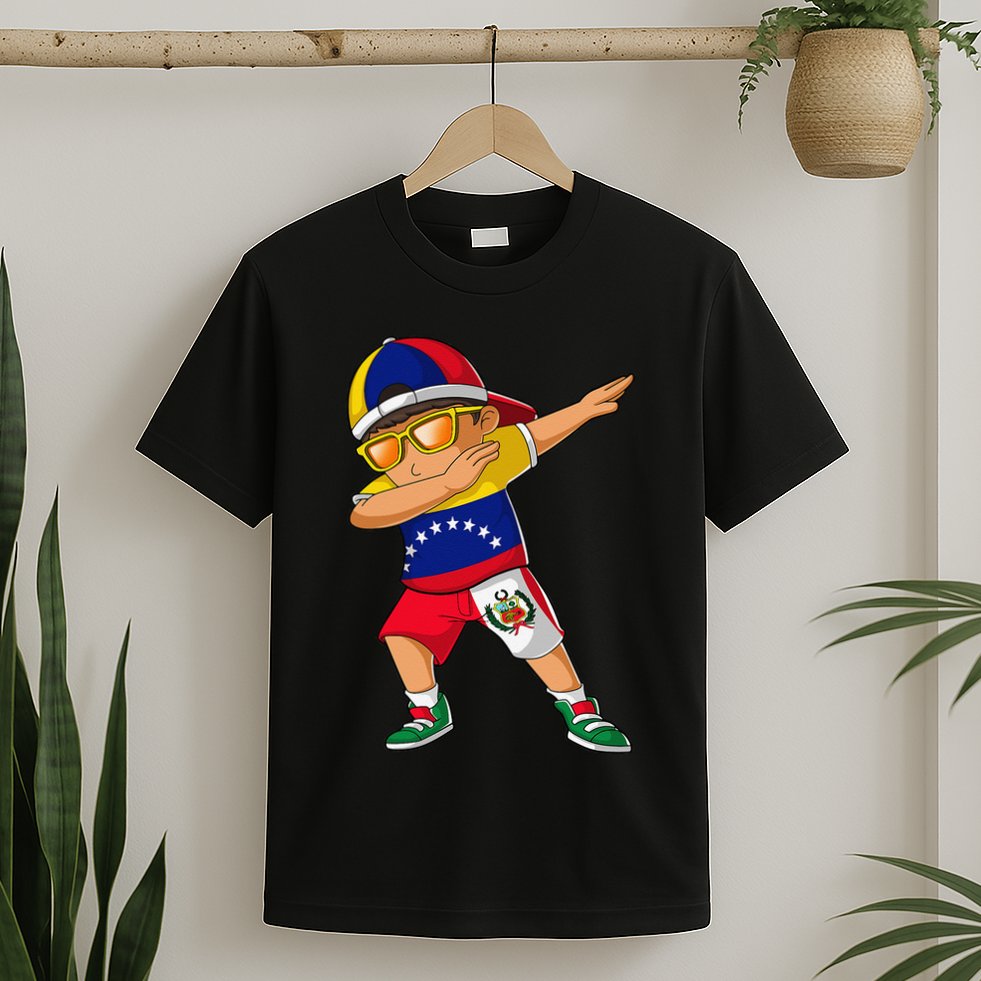 Half Venezuelan Peruvian Venezuela Peru Flag T-Shirt