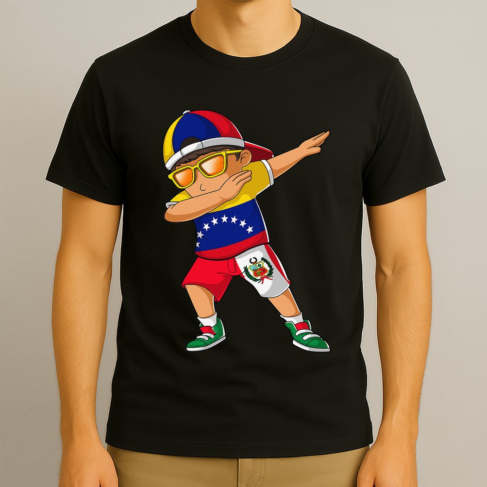 Half Venezuelan Peruvian Venezuela Peru Flag T-Shirt