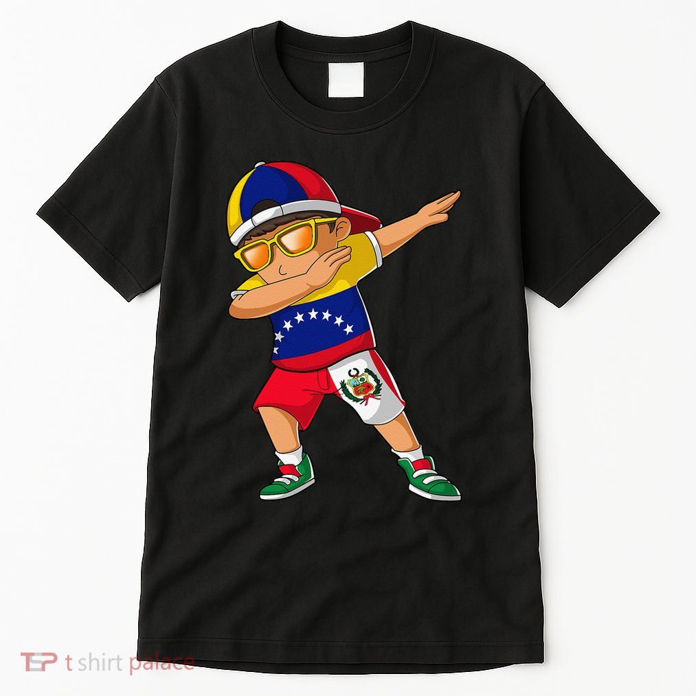 Half Venezuelan Peruvian Venezuela Peru Flag Tall T-Shirt