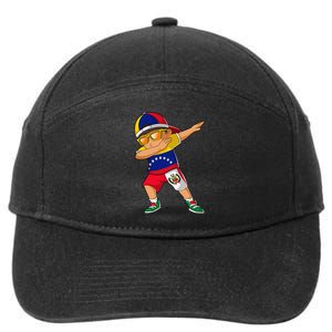 Half Venezuelan Peruvian Venezuela Peru Flag 7-Panel Snapback Hat