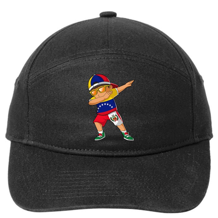 Half Venezuelan Peruvian Venezuela Peru Flag 7-Panel Snapback Hat