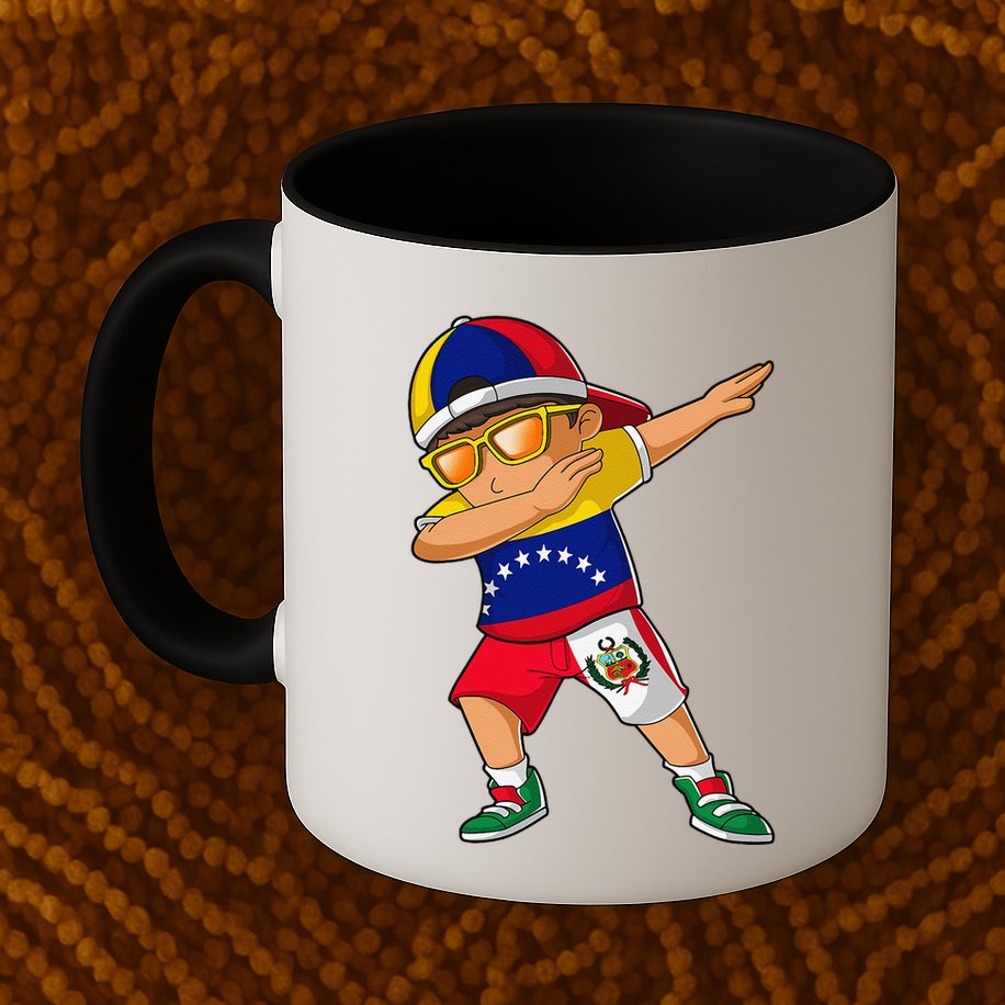 Half Venezuelan Peruvian Venezuela Peru Flag Mug