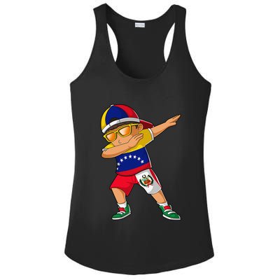 Half Venezuelan Peruvian Venezuela Peru Flag Ladies PosiCharge Competitor Racerback Tank
