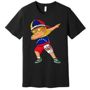 Half Venezuelan Peruvian Venezuela Peru Flag Premium T-Shirt