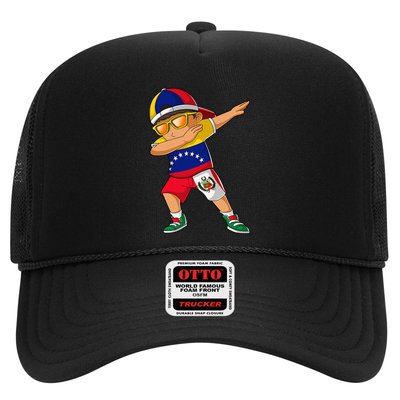 Half Venezuelan Peruvian Venezuela Peru Flag Trucker Hat
