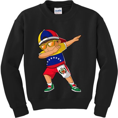 Half Venezuelan Peruvian Venezuela Peru Flag Kids Sweatshirt