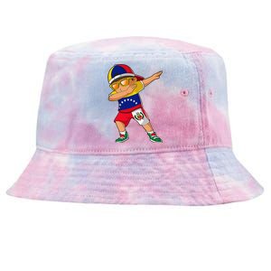 Half Venezuelan Peruvian Venezuela Peru Flag Tie-Dyed Bucket Hat