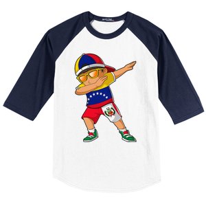 Half Venezuelan Peruvian Venezuela Peru Flag Baseball Sleeve Shirt