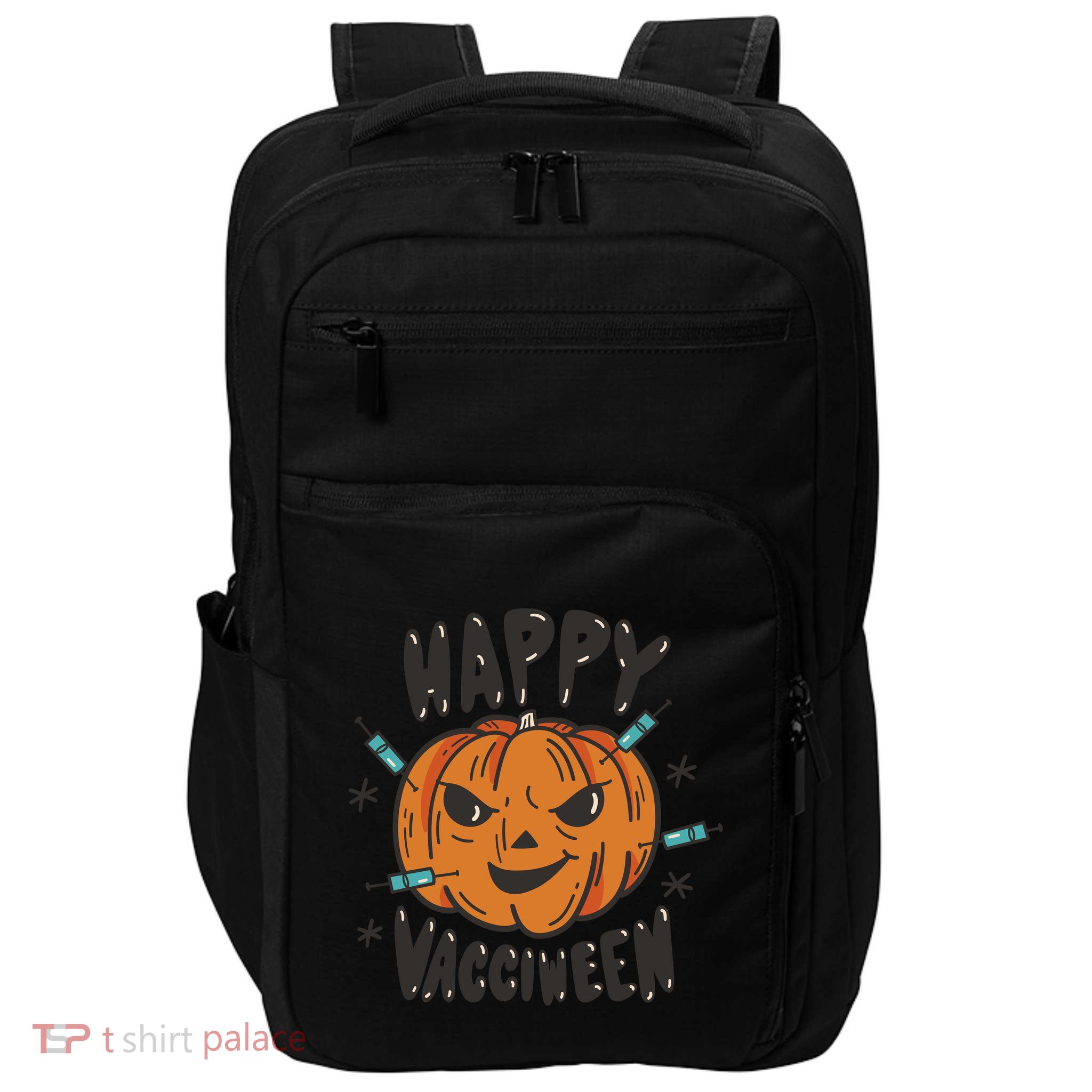 Happy Vacciween Pumpkin Impact Tech Backpack