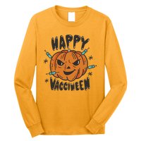 Happy Vacciween Pumpkin Long Sleeve Shirt