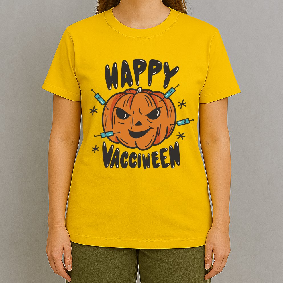 Happy Vacciween Pumpkin T-Shirt