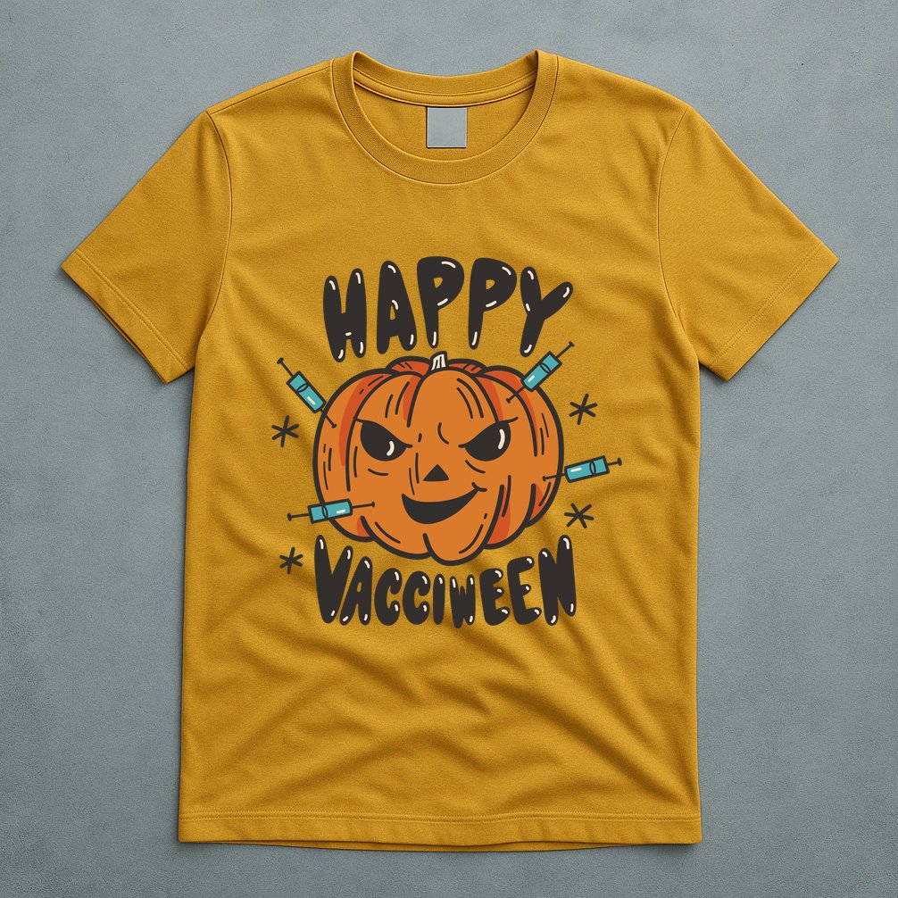 Happy Vacciween Pumpkin T-Shirt
