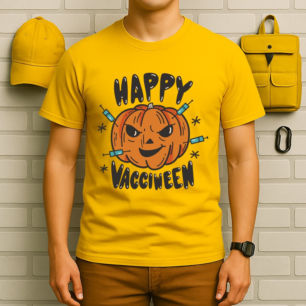 Happy Vacciween Pumpkin T-Shirt