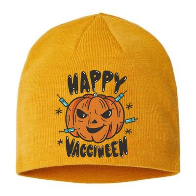 Happy Vacciween Pumpkin Sustainable Beanie