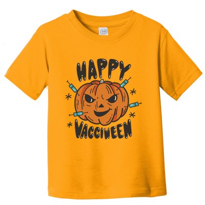 Happy Vacciween Pumpkin Toddler T-Shirt