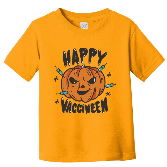 Happy Vacciween Pumpkin Toddler T-Shirt