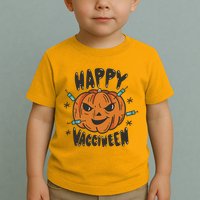 Happy Vacciween Pumpkin Toddler T-Shirt