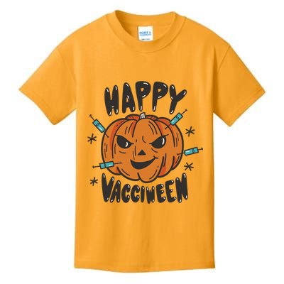 Happy Vacciween Pumpkin Kids T-Shirt