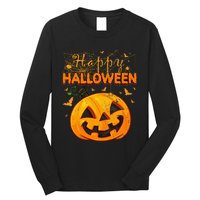 Hilarious Vintage Pumpkin Festive Halloween Long Sleeve Shirt