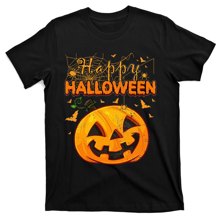 Hilarious Vintage Pumpkin Festive Halloween T-Shirt