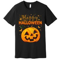 Hilarious Vintage Pumpkin Festive Halloween Premium T-Shirt