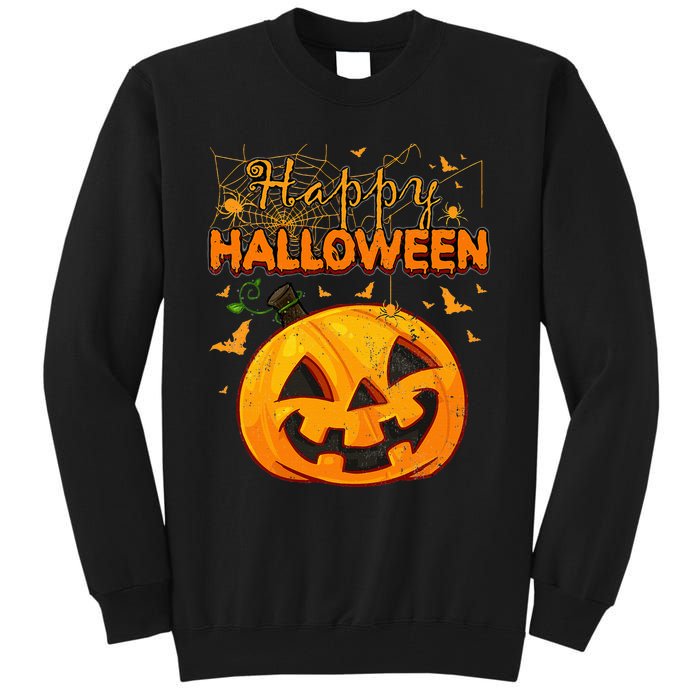 Hilarious Vintage Pumpkin Festive Halloween Tall Sweatshirt