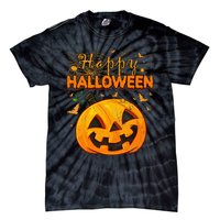 Hilarious Vintage Pumpkin Festive Halloween Tie-Dye T-Shirt