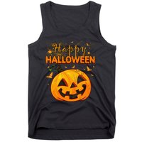 Hilarious Vintage Pumpkin Festive Halloween Tank Top