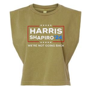 Harrisshapiro24 Vice President Kamala Harris 2024 Election Garment-Dyed Women's Muscle Tee