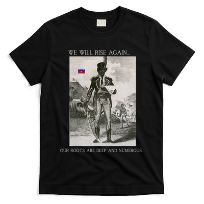 HaitiS Vintage Quote We Will Rise Again T-Shirt