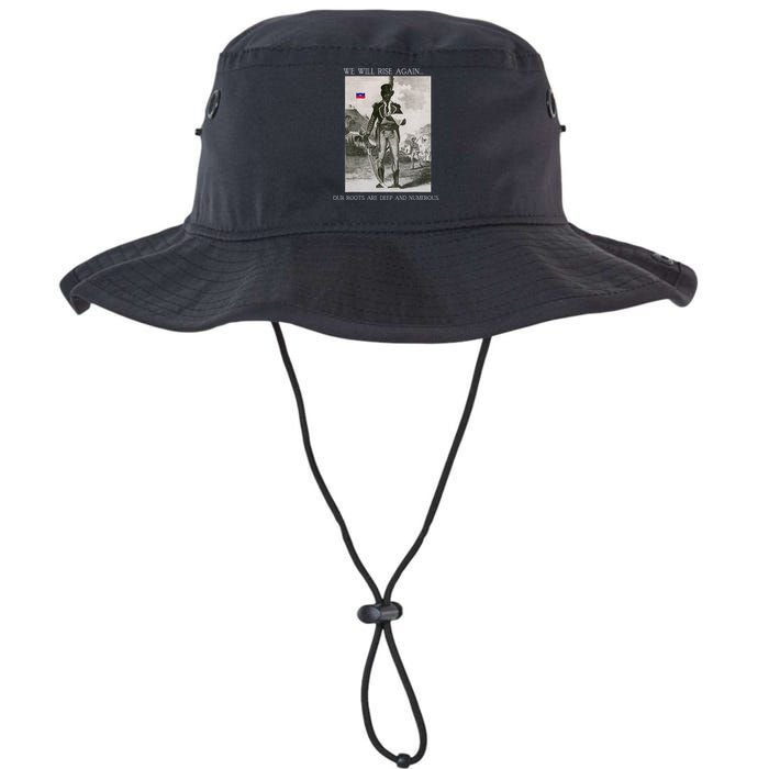 HaitiS Vintage Quote We Will Rise Again Legacy Cool Fit Booney Bucket Hat