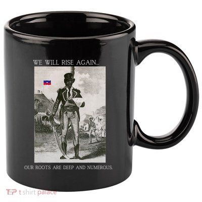 HaitiS Vintage Quote We Will Rise Again 11oz C Handle Ceramic Mug