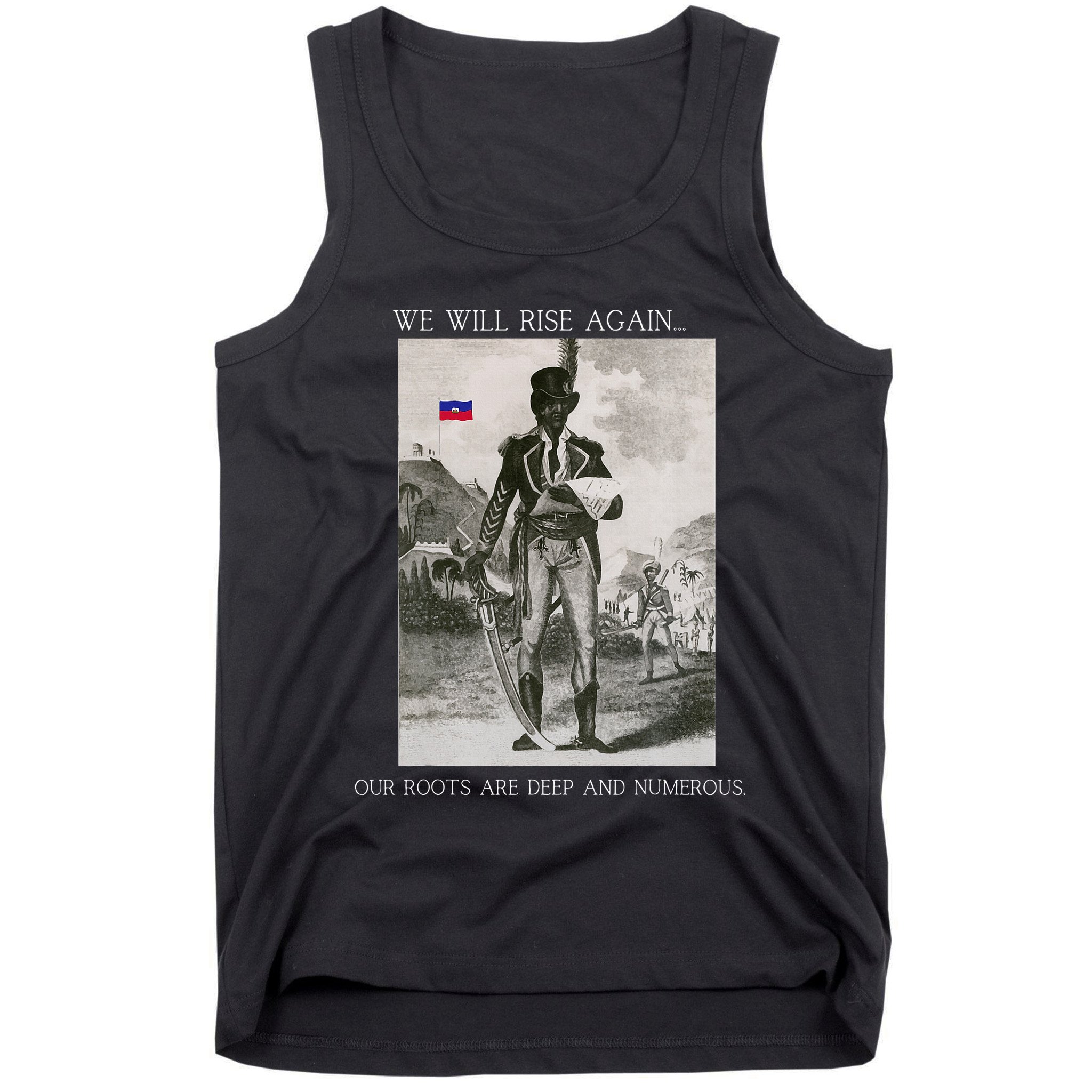 HaitiS Vintage Quote We Will Rise Again Tank Top