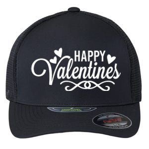 Happy Valentines Romantic Gift Flexfit Unipanel Trucker Cap