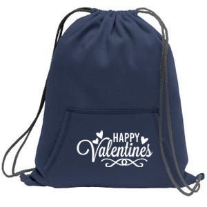 Happy Valentines Romantic Gift Sweatshirt Cinch Pack Bag