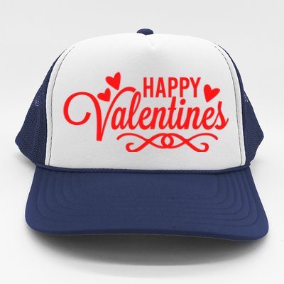 Happy Valentines Romantic Gift Trucker Hat