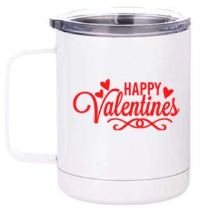 Happy Valentines Romantic Gift 12 oz Stainless Steel Tumbler Cup