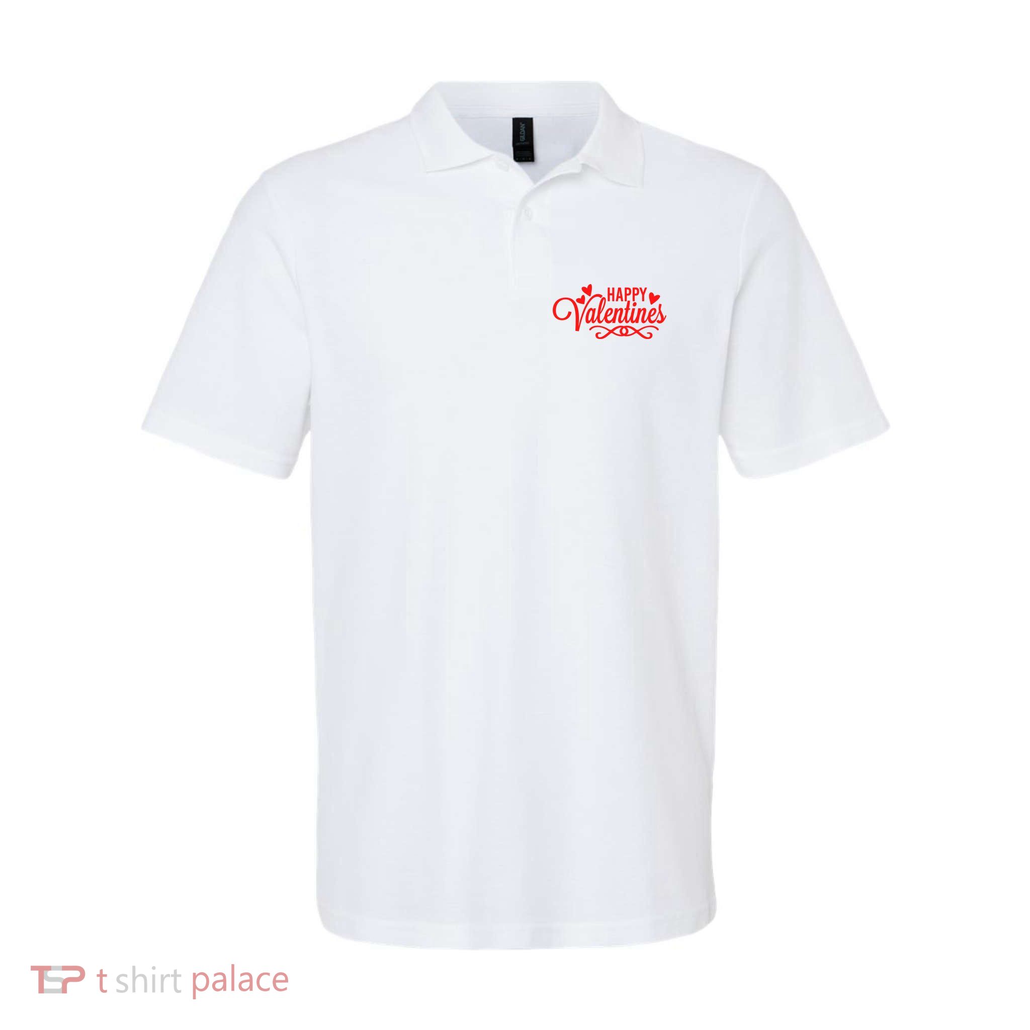Happy Valentines Romantic Gift Softstyle Adult Sport Polo