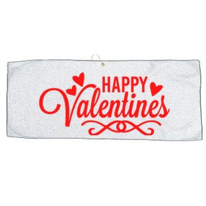 Happy Valentines Romantic Gift Large Microfiber Waffle Golf Towel