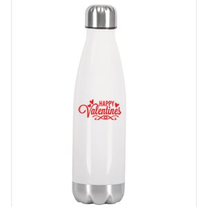 Happy Valentines Romantic Gift Stainless Steel Insulated Water Bottle