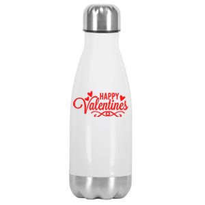 Happy Valentines Romantic Gift Stainless Steel Insulated Water Bottle