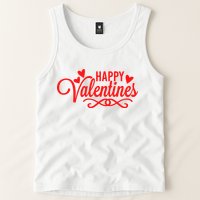 Happy Valentines Romantic Gift Tank Top