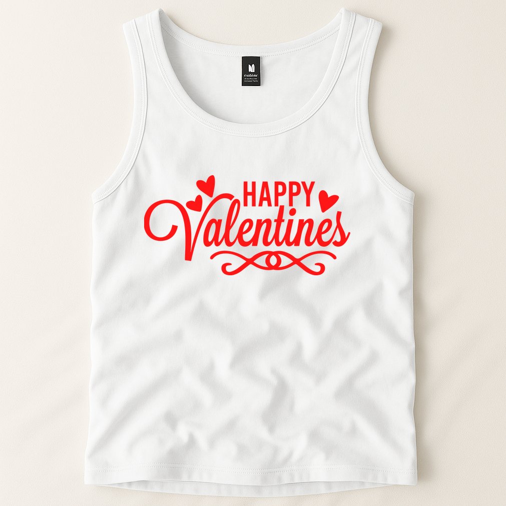 Happy Valentines Romantic Gift Tank Top