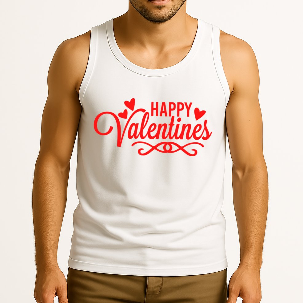 Happy Valentines Romantic Gift Tank Top
