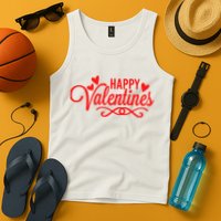 Happy Valentines Romantic Gift Tank Top