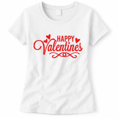 Happy Valentines Romantic Gift Womens T-Shirt